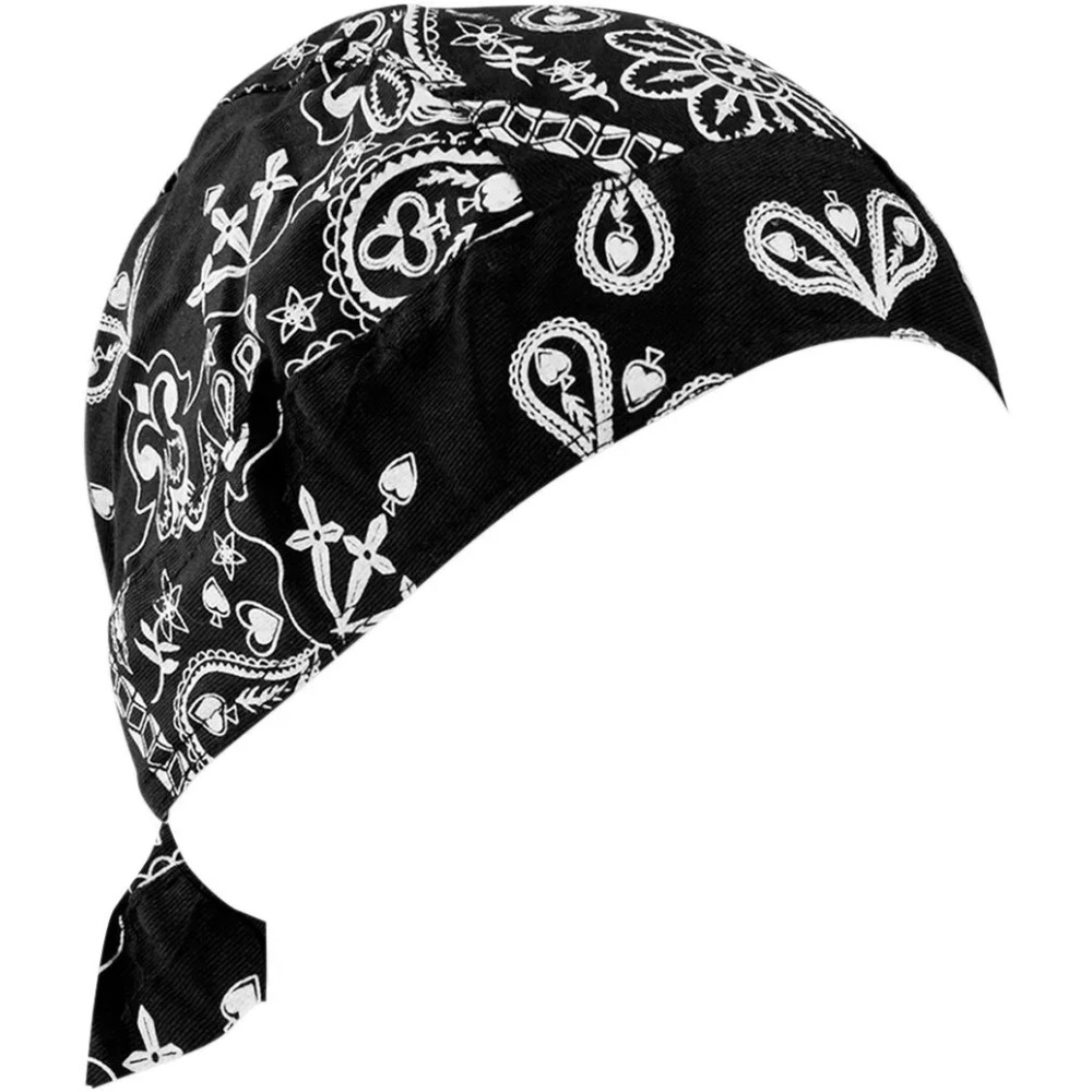 Road Hog Flydanna® Headwrap — One Size, Black, White