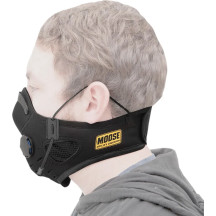 Mascarilla Rider antipolvo — Talla única, Negro