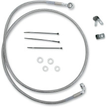 Extended Length Stainless Steel Brake Line Kit — 135.5 cm (53-1/4"), Oversize +8"