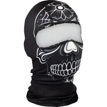 Polyester Balaclava — One Size, Unisex, Black, Gray, White