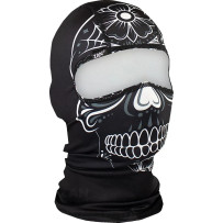 Polyester Balaclava — One Size, Unisex, Black, Gray, White