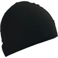 Nylon Dome Skull Cap — One Size, Black