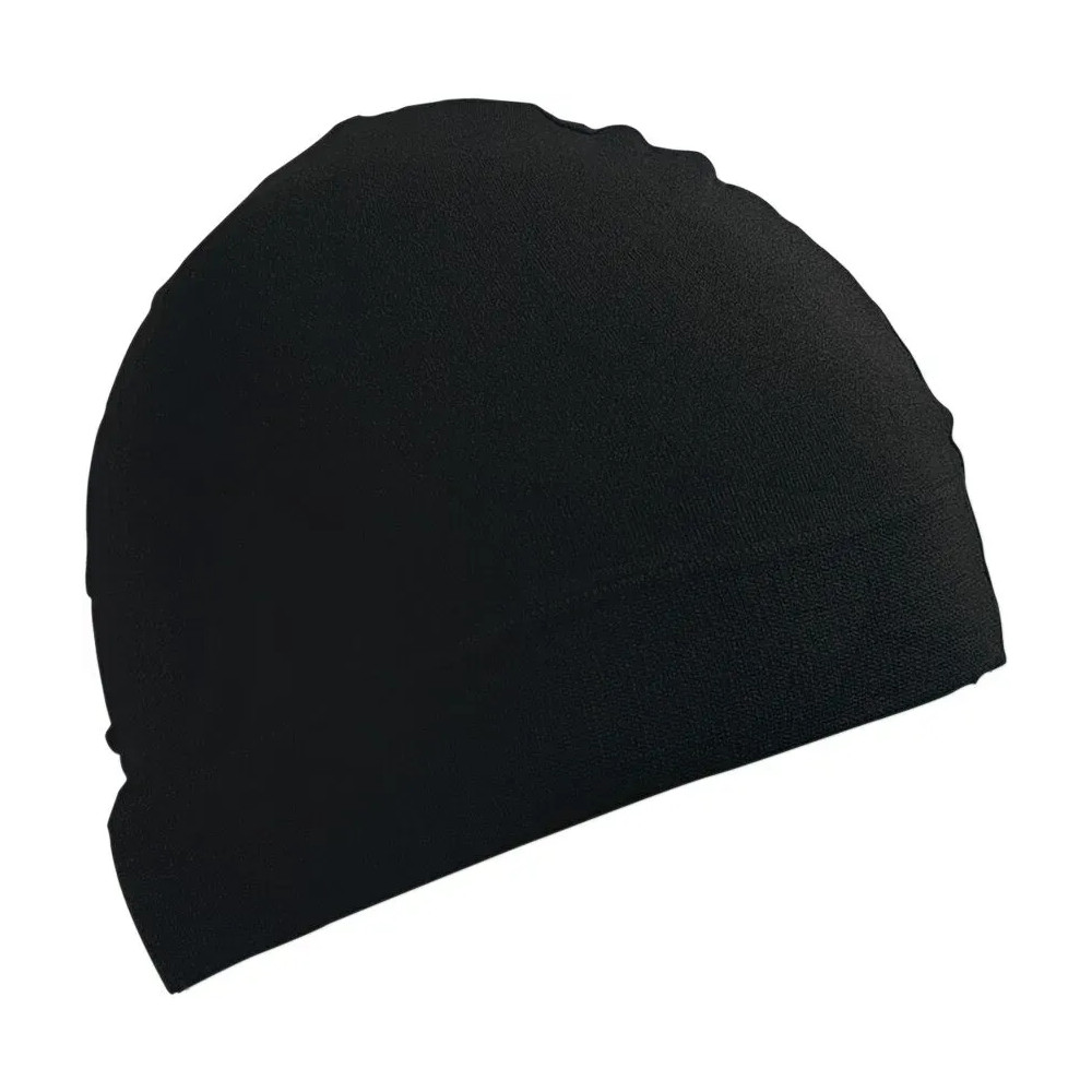 Nylon Dome Skull Cap — One Size, Black