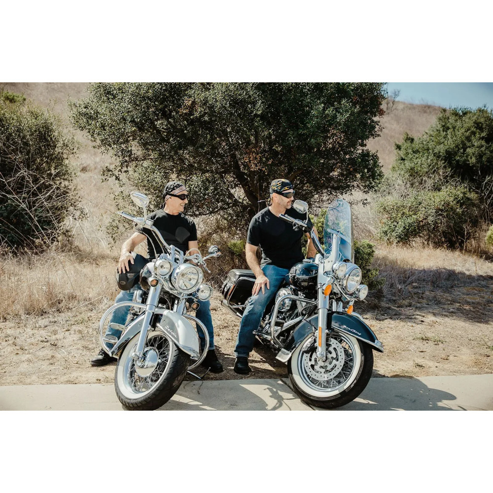 Flydanna® Bandana para la cabeza — Talla única, Negro, Amarillo, Aguamarina