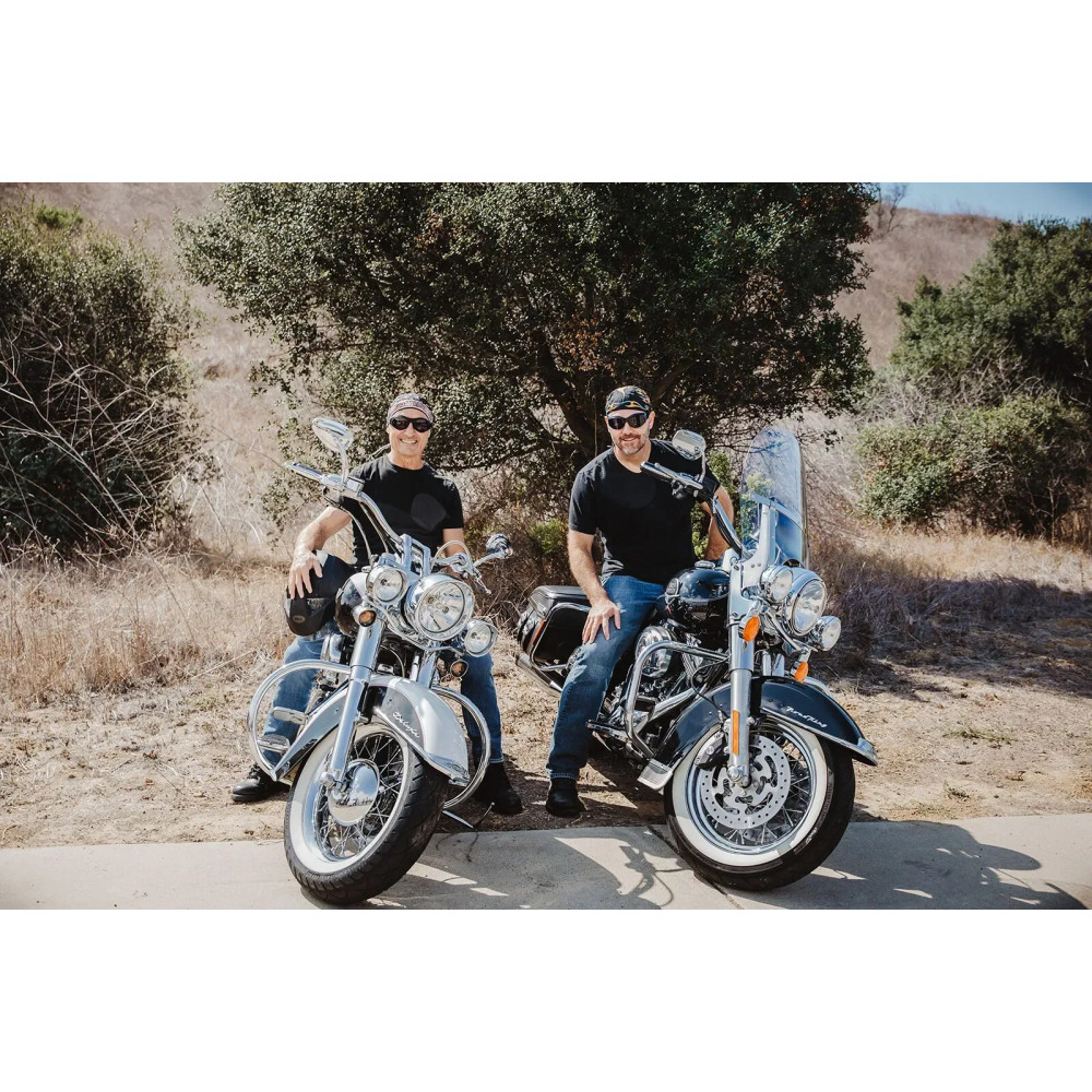 Flydanna® Headwrap — One Size, Black, Orange