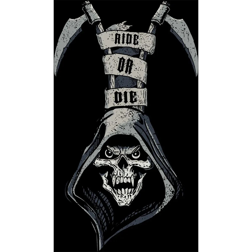 Flydanna® Cotton Headwrap — One Size, Black