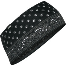 SportFlex® Headband — One Size, Black, White