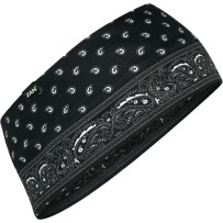 SportFlex® Headband — One Size, Black, White