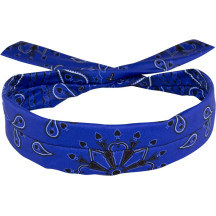 Cooldanna® de poliéster — Talla única, Azul, Negro