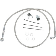 Extended Length Stainless Steel Brake Line Kit — 109 cm (43"), Oversize [+5.1 cm (2")]