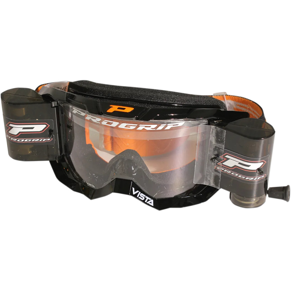 3303 Vista Roll-Off Goggle — One Size, Clear lens, Roll-off system