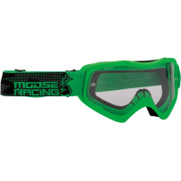 Qualifier Agroid Goggle — Adult, green, clear lens