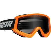 Gafas Combat Sand Racer — Talla única, Naranja, lente ahumada