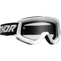 Combat Racer Goggle — One Size, White