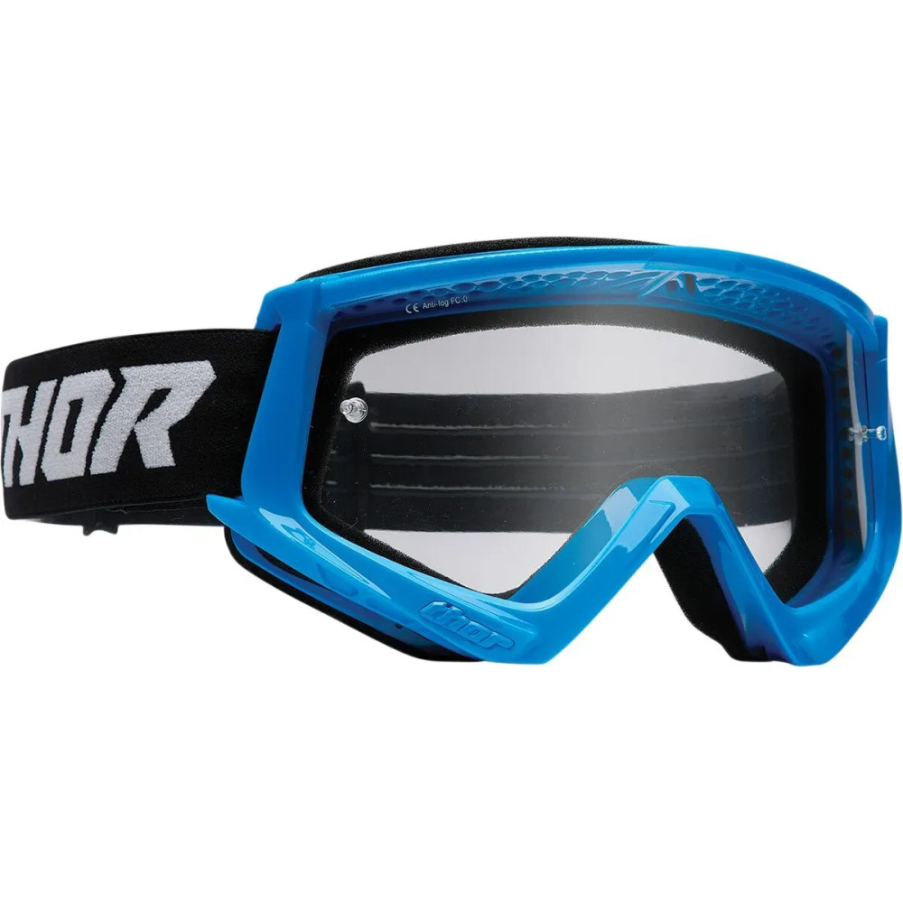 Combat Racer Goggle — One Size, Blue