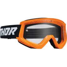 Combat Racer Goggle — One Size, Orange