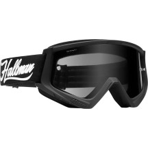 Combat Racer Goggle — One Size, Black, Clear lens