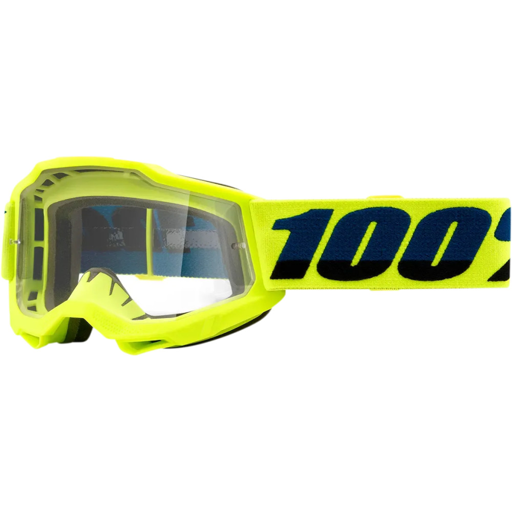 Youth Accuri 2 Goggle — Youth, Black/Fluorescent Yellow, Clear lens