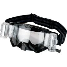 XCR Goggle Complete Roll-Off System — Adult, Black, Clear lens