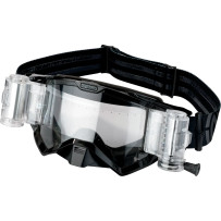 XCR Goggle Complete Roll-Off System — Adult, Black, Clear lens