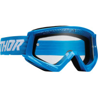 Youth Combat Racer Goggle — One Size, Blue