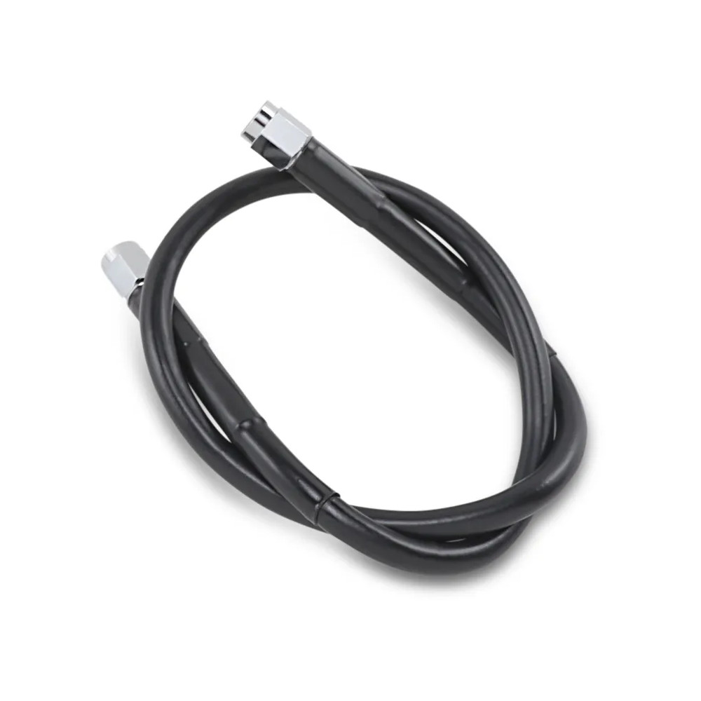 Universal Brake Line — 22" length, fits '04–'16 XL (10 mm x 1.25, 12 mm x 1.50) & Big Twin (3/8" & 7/16")