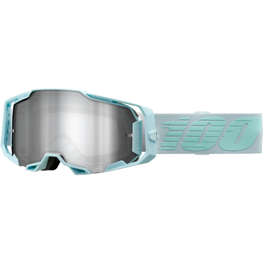 Armega Goggle — One Size, Blue, Silver, Teal