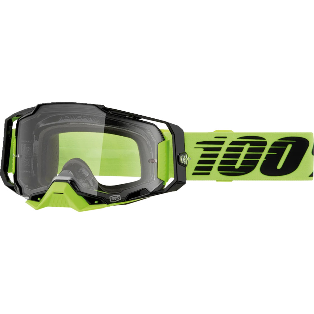 Armega Goggle — One Size, Fluorescent Yellow, Clear lens
