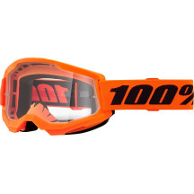 Strata 2 Goggle — One Size, Triple-post tear-off compatible, Black/Orange