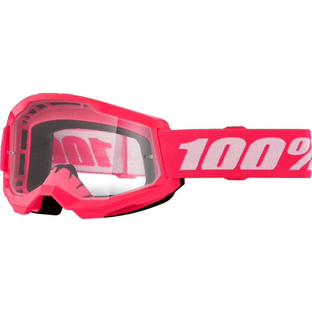 Strata 2 Goggle — One Size, Pink, Clear lens