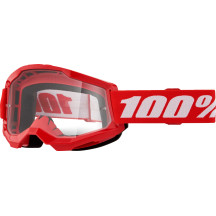 Strata 2 Goggle — One Size, Red, Clear lens