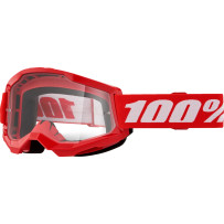 Strata 2 Goggle — One Size, Red, Clear lens