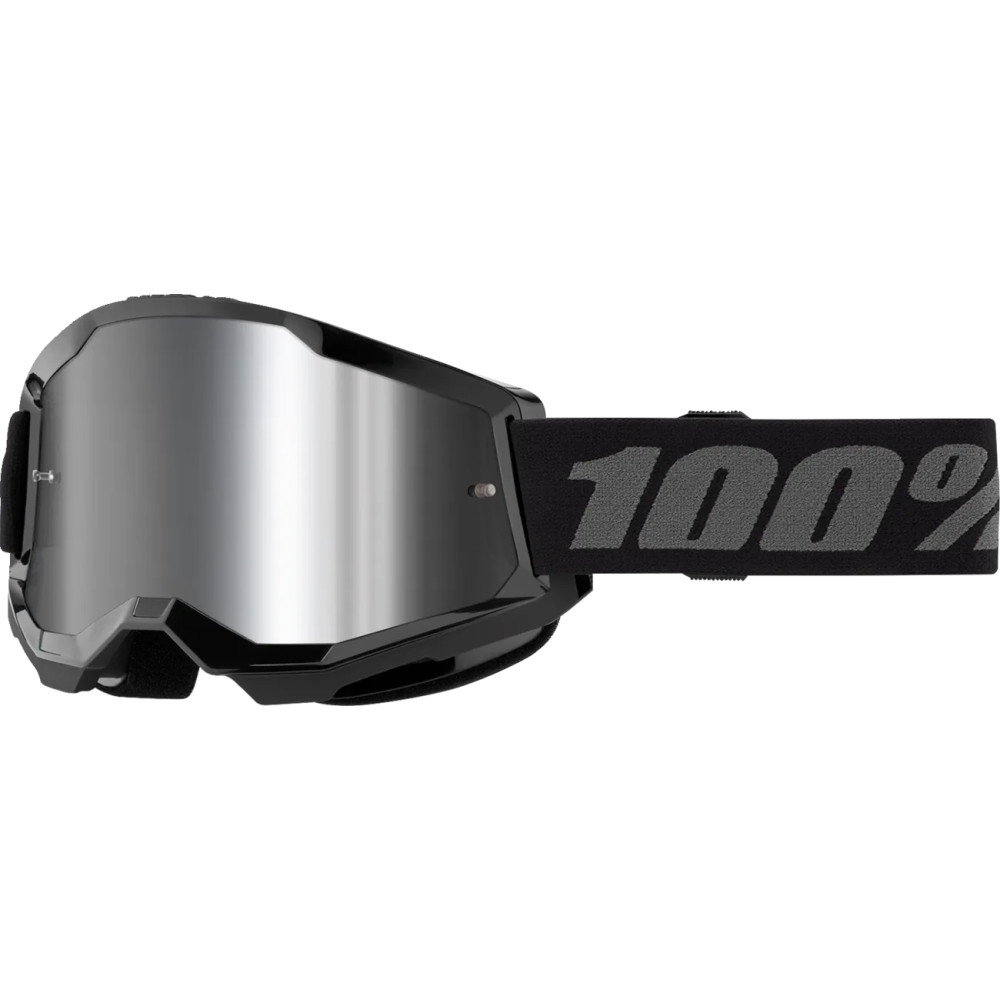 Strata 2 Goggle — One Size, Black / Dark Gray, Mirrored Lens