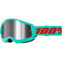 Strata 2 Goggle — One Size, Cyan, Mirrored lens