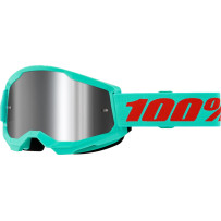 Strata 2 Goggle — One Size, Cyan, Mirrored lens