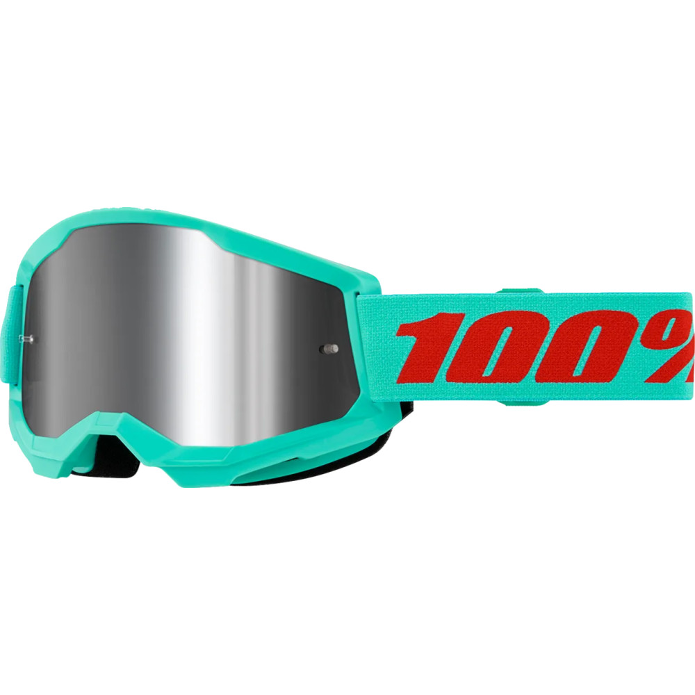 Strata 2 Goggle — One Size, Cyan, Mirrored lens