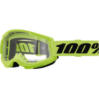 Youth Strata 2 Goggle — One Size, Fluorescent Yellow, Matte