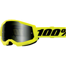 Strata 2 Sand Goggle — One Size, Fluorescent Yellow, Smoke lens