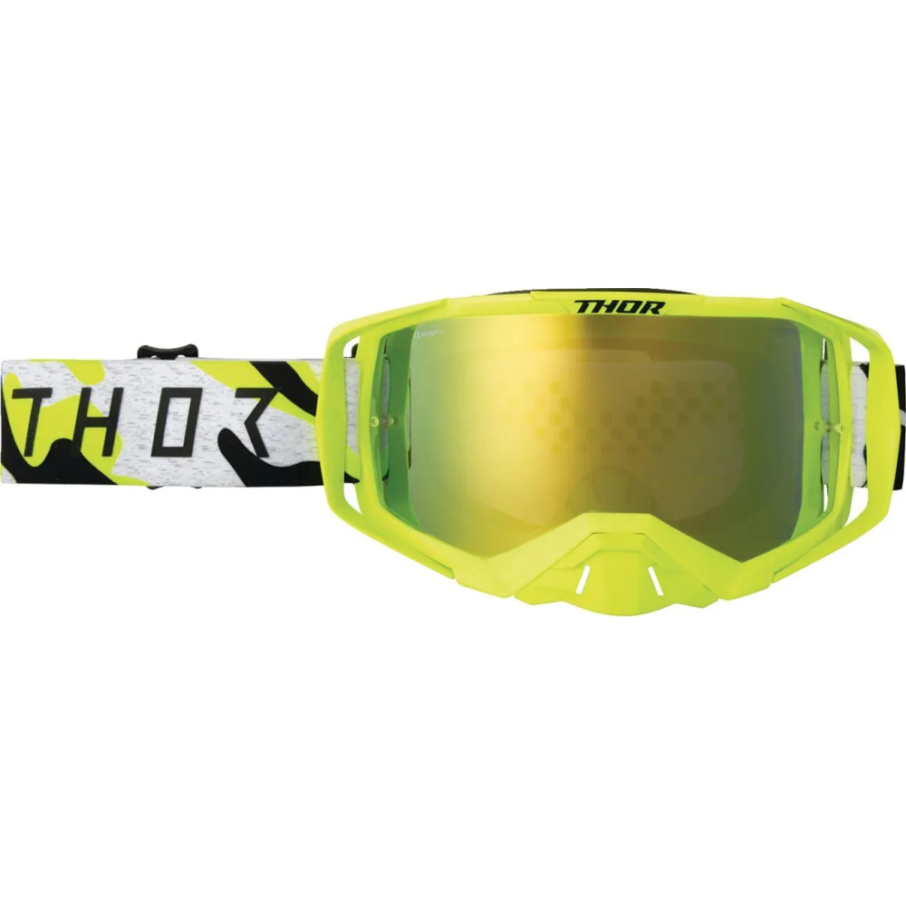 Activate Goggle — Fluorescent Yellow, Mirrored lens