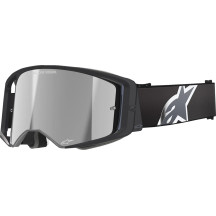 Supertech Corp Goggle — One Size, Black/Gray, Silver mirror lens, Roll-Off compatible