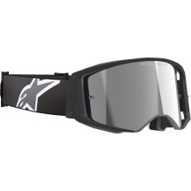 Supertech Corp Goggle — One Size, Black/Gray, Silver mirror lens, Roll-Off compatible
