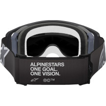 Supertech Corp Goggle — One Size, Black/Gray, Silver mirror lens, Roll-Off compatible