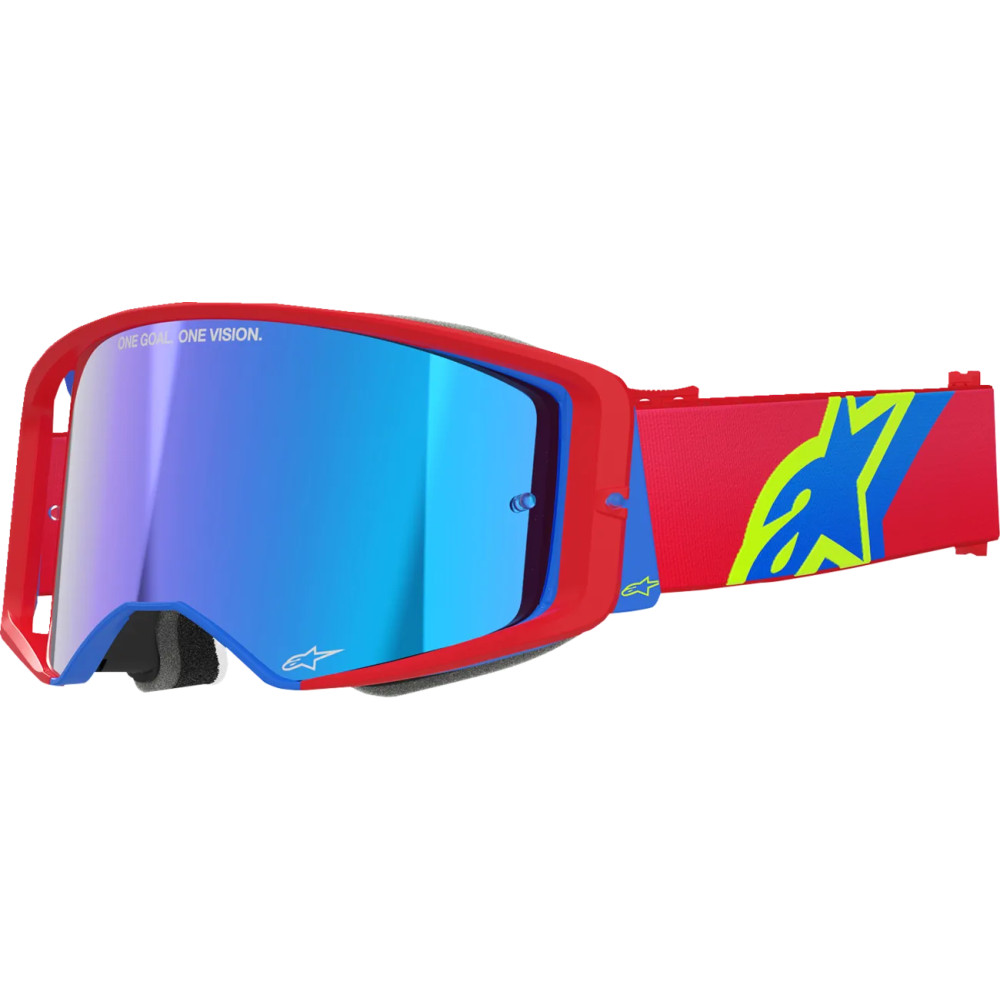 Supertech Corp Goggle — One Size, Blue, Red