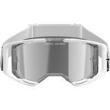 Vision 8 Corp Goggle — One Size, Silver mirrored lens, Roll-off compatible