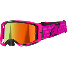 Vision 8 Corp Goggle — One Size, Pink, Mirror Red
