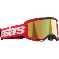 Gafas Vision 5 Blaze — Talla única, Rojo, Lente dorada espejada