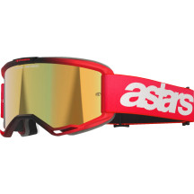 Gafas Vision 5 Blaze — Talla única, Rojo, Lente dorada espejada