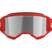 Gafas Vision 3 Wordmark — Rojo, lente espejo plateado