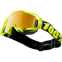 ARmatic Goggle — One Size, Matte Fluorescent Yellow & Black, Mirrored Gold Lens
