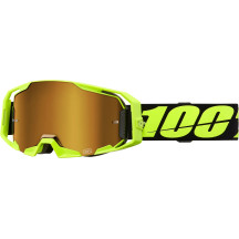 ARmatic Goggle — One Size, Matte Fluorescent Yellow & Black, Mirrored Gold Lens